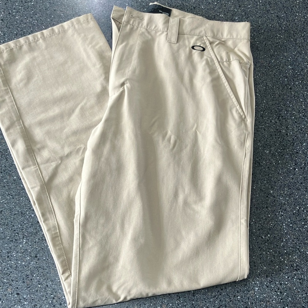 Oakley Tan Chino Pants Classic Straight-Leg